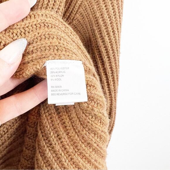 Antonio Melani Masiee Fringe Longline Belted Cardigan S Tan - Picture 7 of 7